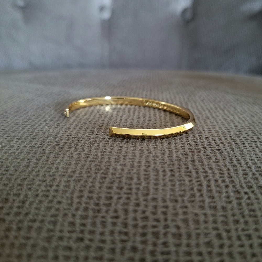 Kate Spade♠️ "Raise the Bar" Gold💛 Open Cuff Bracelet - NWT - Picture 6 of 12